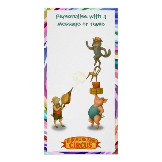 De balancerende groep perfect poster (Voorkant)