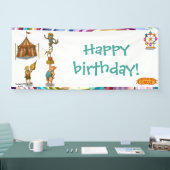 De balancerende groep spandoek (Beurs)