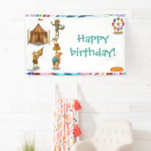 De balancerende groep spandoek (Insitu)