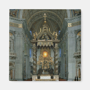De Baldacchino, het hoge altaar en de stoel Magneet