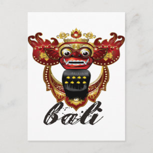 De Balinese Herinnering van Barong Indonesië Briefkaart