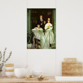 De Balkon (Le Balcon) van Edouard Manet Poster (Keuken)