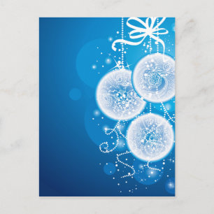 De Ballen van Kerstmis Feestdagenkaart