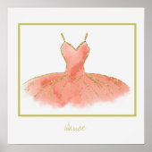 De Ballerina Dansposter Poster (Voorkant)