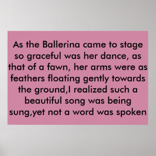 de ballerina poster