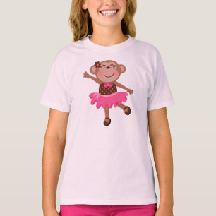 De Ballerina van de aap T-shirt