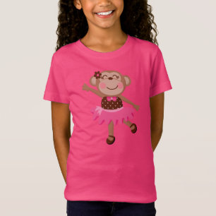 De Ballerina van de aap T-shirt