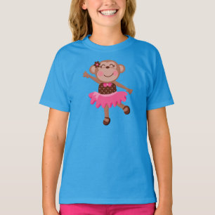 De Ballerina van de aap T-shirt