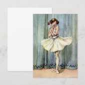De Ballerina van Florence Anderson Bedankkaart (Voorkant / Achterkant)