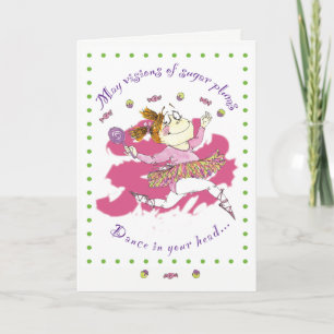 De ballerinaKerstkaart van Clarisse Feestdagen Kaart