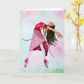 De ballet kaart (Gele Bloem)