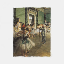 De balletklasse, 1874 Edgar Degas Fleece Deken