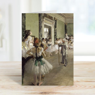 De balletklasse Edgar Degas Kaart
