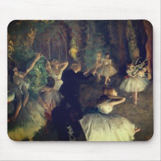 De balletterie op het podium, door Degas: Muismat