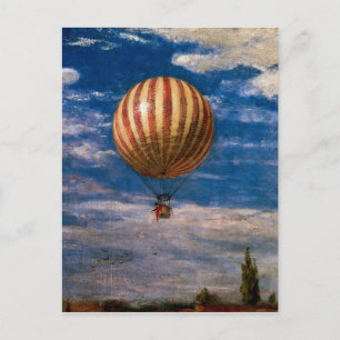 De ballon, 1878 briefkaart