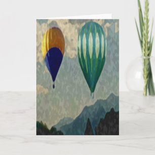 De Ballons van Utah Feestdagen Kaart