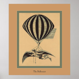De ballonvaarder poster