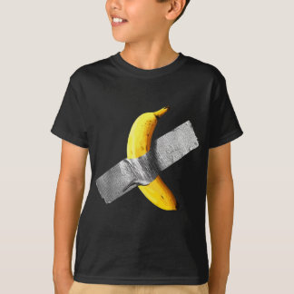 De bananenbuis tape Fine Art Parodie Artistic Frui T-shirt