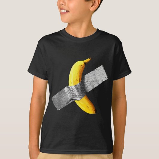 De bananenbuis tape Fine Art Parodie Artistic Frui T-shirt (Voorkant)