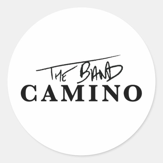 De band camino ronde sticker (Voorkant)