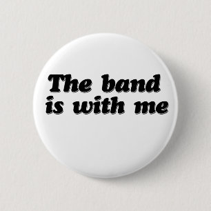 De band is bij mij ronde button 5,7 cm