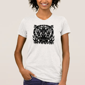 De band-regenbooggeluk Kitten ja T-shirt