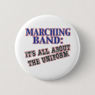 De band van de markering is allen over uniform ronde button 5,7 cm
