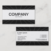 De Band van het centrum - het Net van het perspect Visitekaartje (Voorkant / Achterkant)