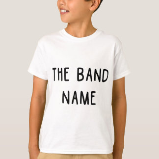 De bandnaam t-shirt