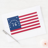 De banier van Bennington: de 76 Amerikaanse oorlog Rechthoekige Sticker (Envelop)