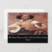 "De Banjo Player" Briefkaart (Voorkant / Achterkant)
