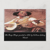 "De Banjo Player" Briefkaart (Voorkant)