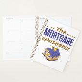 De bankbeambte voor hypotheekleningen planner (Display)