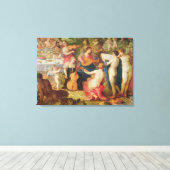 De banket van de goden canvas afdruk (Insitu (Houten vloer))