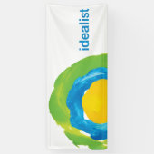 De Banner van de Idealiter (pas grootte + materiaa (Verticaal)