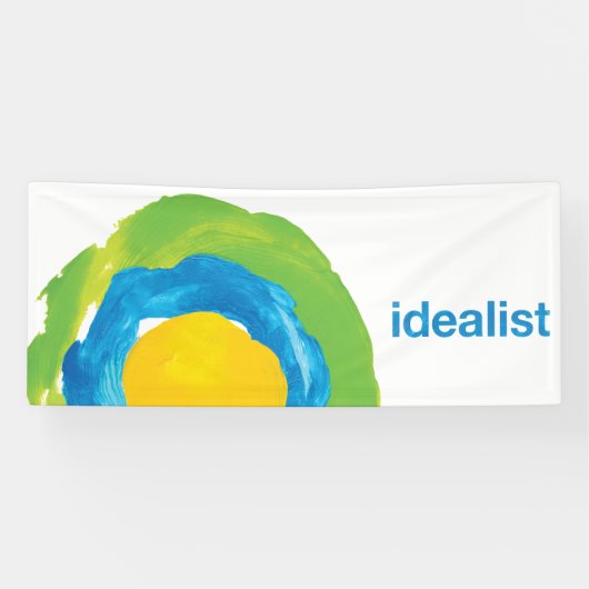De Banner van de Idealiter (pas grootte + materiaa (Horizontaal)