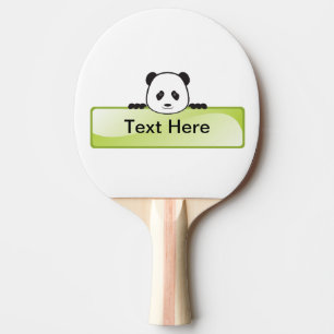 De Banner van de panda Tafeltennisbatje