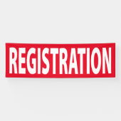 De Banner van de registratie voor Gebeurtenis of C (Horizontaal)