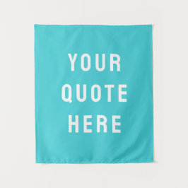 De Banner van het Citaat van de douane paste Uw Mu Wandkleed