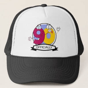 De Banner van officieel 90 Verjaardag Trucker Pet