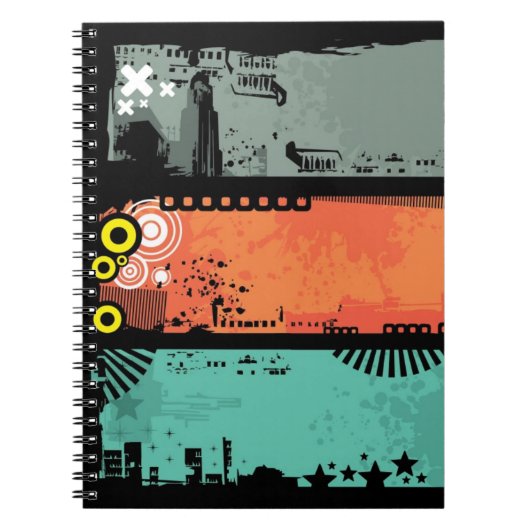 De banners van de boomgaard illustratie 2 notitieboek (Voorkant)