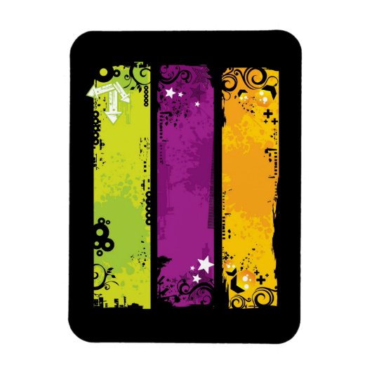 De banners van de boomgaard illustratie magneet (Verticaal)