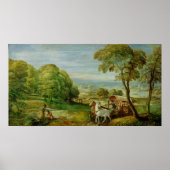 De Baptisme van de Ethiopische Eunuch Poster (Voorkant)