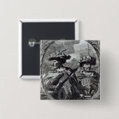 De Barbarossa Brothers Vierkante Button 5,1 Cm (Voorkant /achterkant)