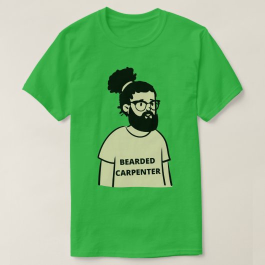 de barbe de charpentier à barbe Classic TShirt (Design devant)