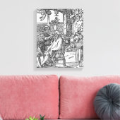 De Barber Canvas Afdruk (Insitu (Woonkamer))