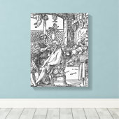 De Barber Canvas Afdruk (Insitu (Houten vloer))