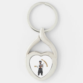 De barber-thema * sleutelhanger