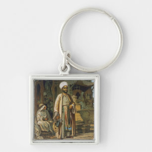 De Barber uit 'Souvenir of Cairo', 1862 (litho) Sleutelhanger