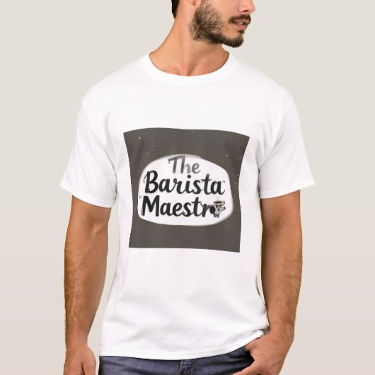 De Barista Maestro T-shirt (Voorkant)